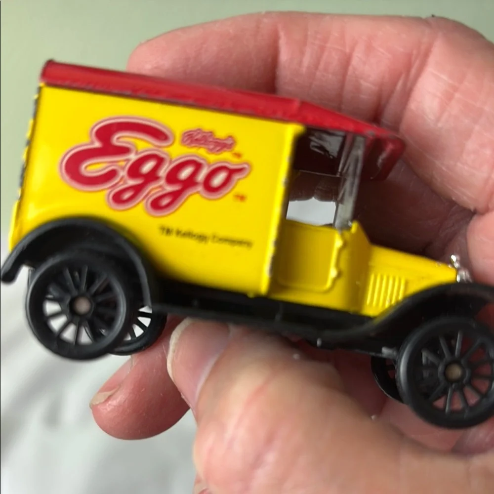 Vintage Kellogg’s Collectible Kids Toy Car - Red and Yellow